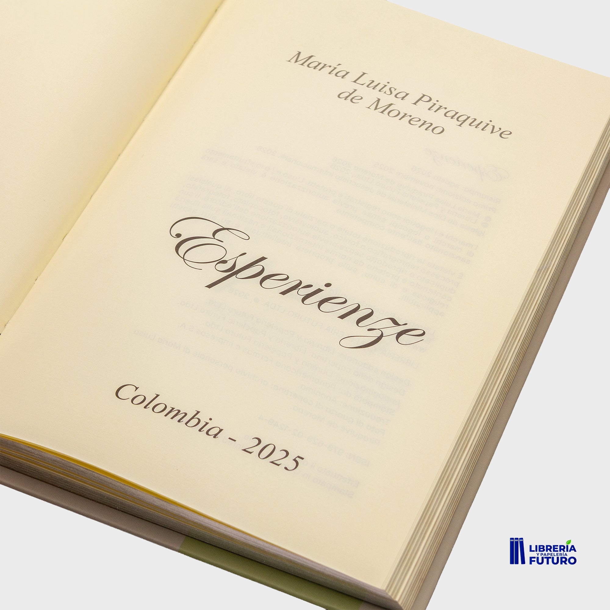 Libro Esperienze (edizione italiana)